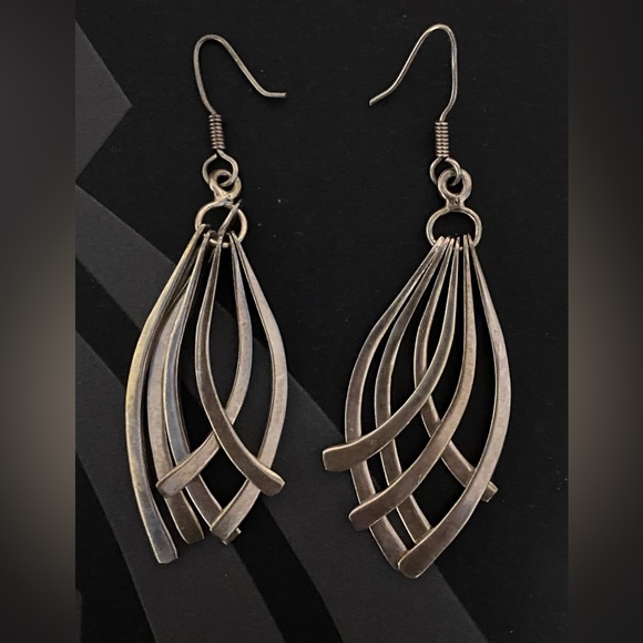 Sterling Silver Bohemian Style Earrings - Picture 1 of 1
